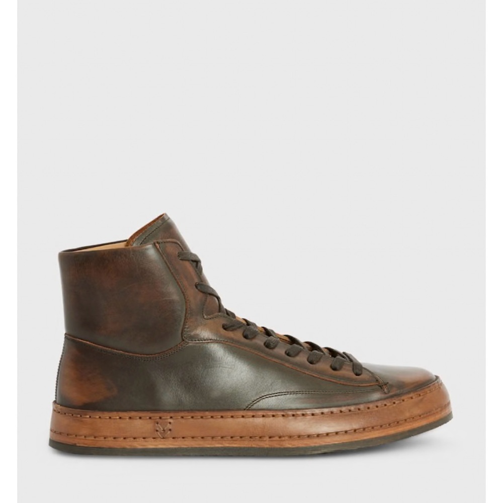 Wooster Artisanal Leather High Top Sneakers